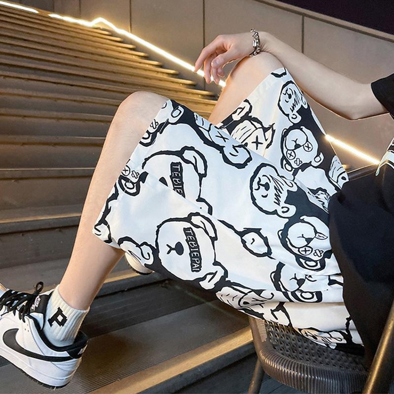 Muške sportske šorceve, opušten kroj, mikroelastični, poliester, ljeto