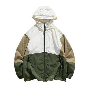 Jakna s kapuljom za ljeto, lagana poliester tkanina, indeks zaštite od sunca 50