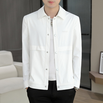 Muška jakna s UV zaštitom, tanak Vinylon materijal, jednostruko kopčanje, uski kroj