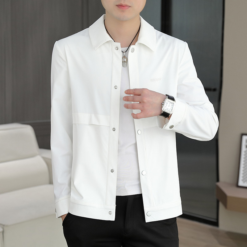 Muška jakna s UV zaštitom, tanak Vinylon materijal, jednostruko kopčanje, uski kroj