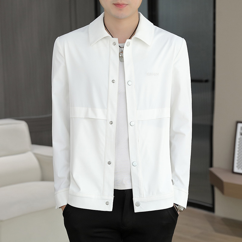 Muška jakna s UV zaštitom, tanak Vinylon materijal, jednostruko kopčanje, uski kroj