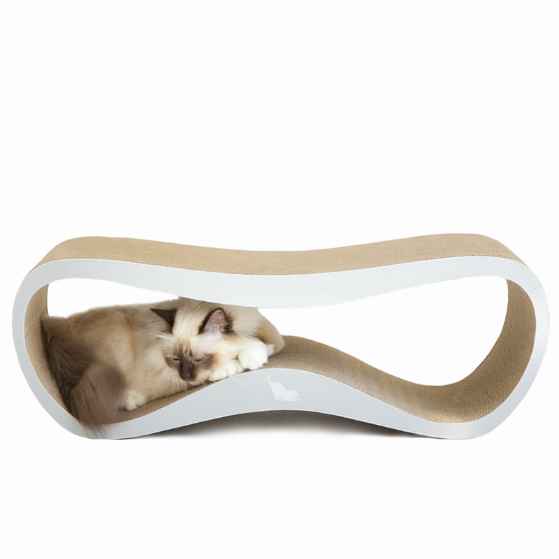 Pakon Paike macska karmoló deszka, A-osztályú hullámkarton, egyszerű stílus, dobozban 1 db