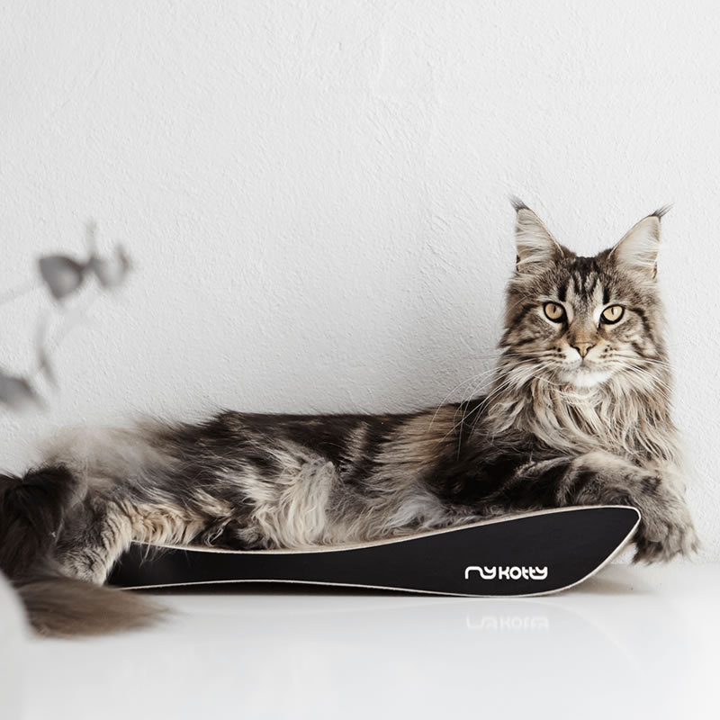 Pakon Paike macska karmoló deszka, A-osztályú hullámkarton, egyszerű stílus, dobozban 1 db