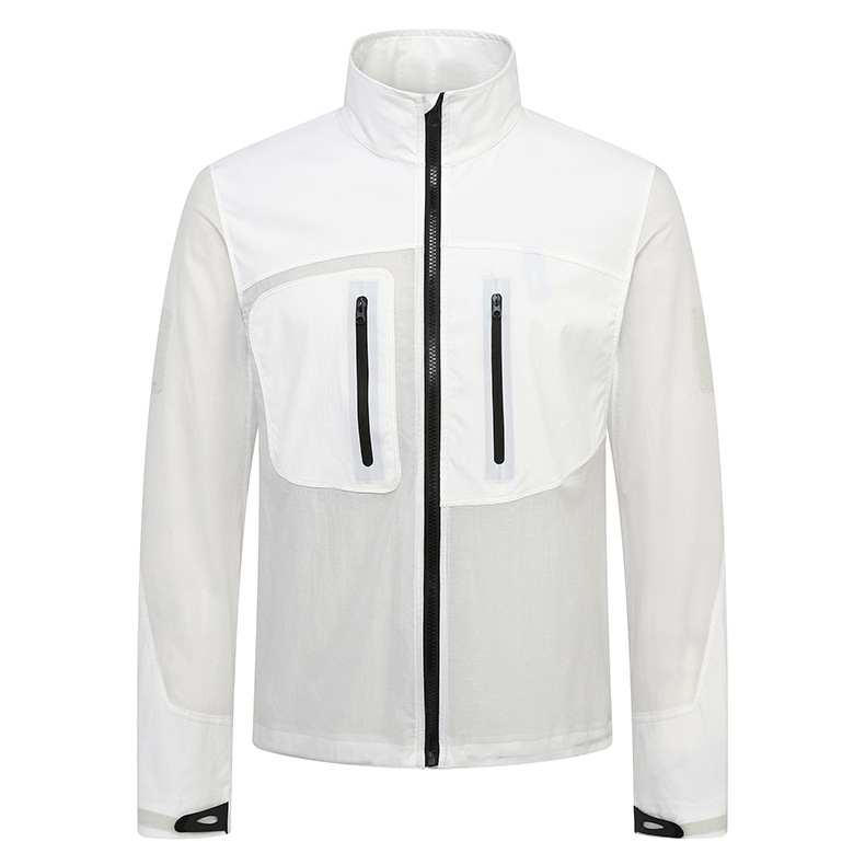 Vanjska windbreaker jakna s kapuljom, najlon, UPF50 zaštita od sunca, prozračna, vodootporna