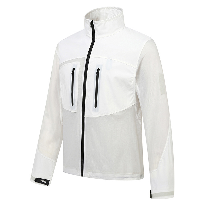 Vanjska windbreaker jakna s kapuljom, najlon, UPF50 zaštita od sunca, prozračna, vodootporna