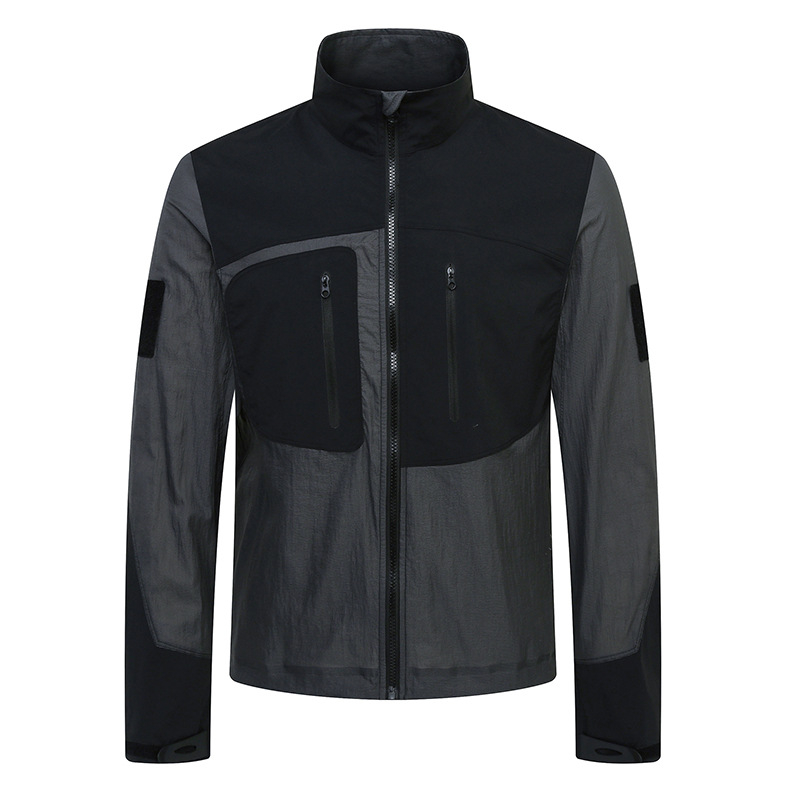 Vanjska windbreaker jakna s kapuljom, najlon, UPF50 zaštita od sunca, prozračna, vodootporna