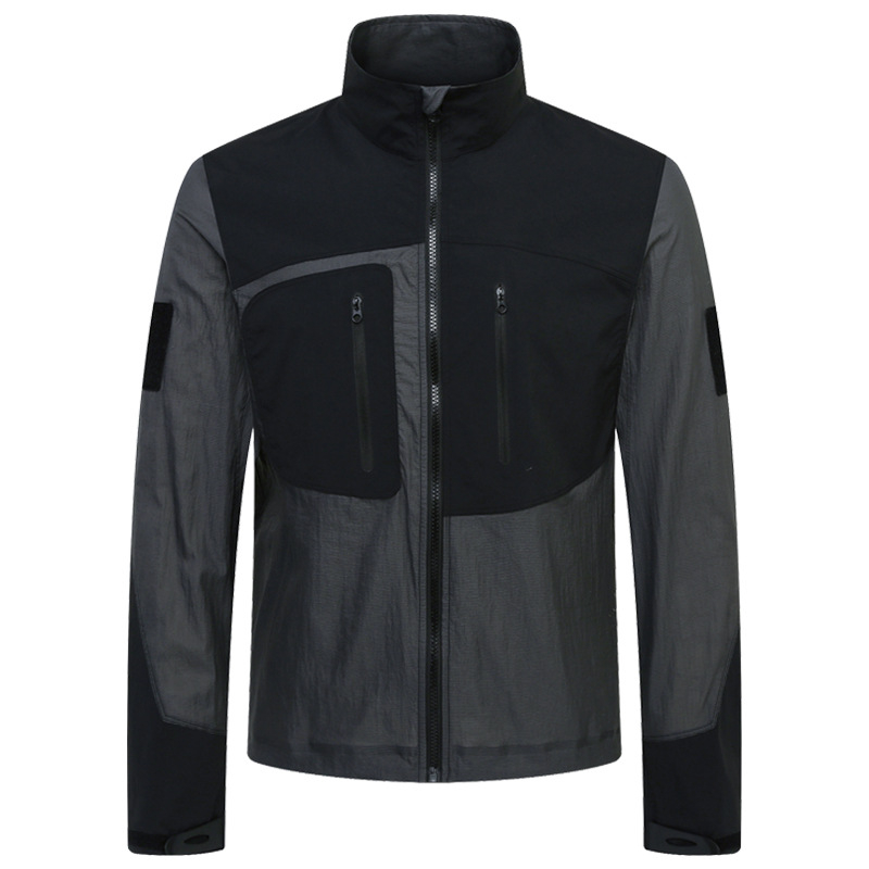 Vanjska windbreaker jakna s kapuljom, najlon, UPF50 zaštita od sunca, prozračna, vodootporna