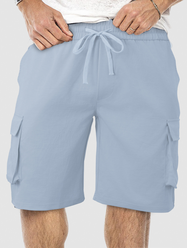Muške ljetne šorceve, prozračnog kroja, ležernog stila, pet džepova, sportski stil, poliester 95%