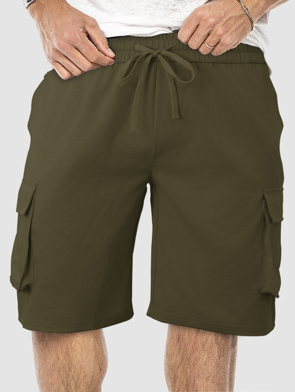Muške ljetne šorceve, prozračnog kroja, ležernog stila, pet džepova, sportski stil, poliester 95%