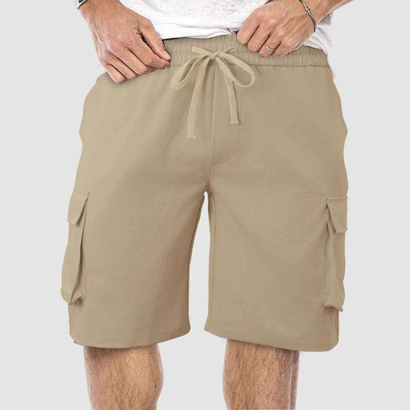 Muške ljetne šorceve, prozračnog kroja, ležernog stila, pet džepova, sportski stil, poliester 95%