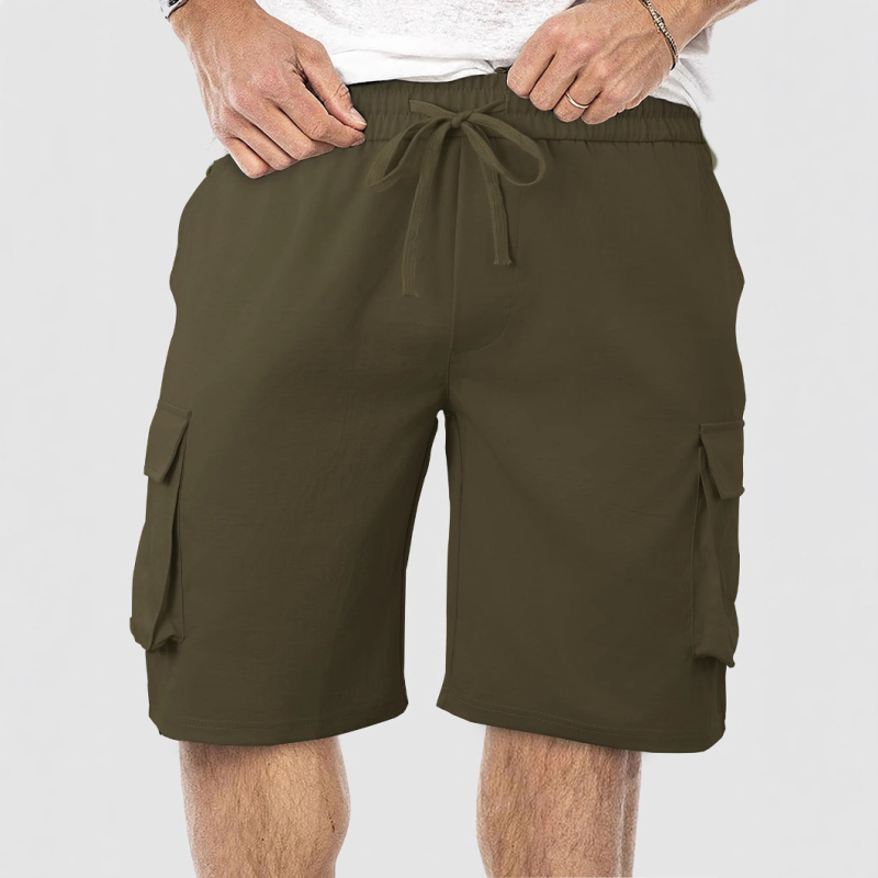 Muške ljetne šorceve, prozračnog kroja, ležernog stila, pet džepova, sportski stil, poliester 95%