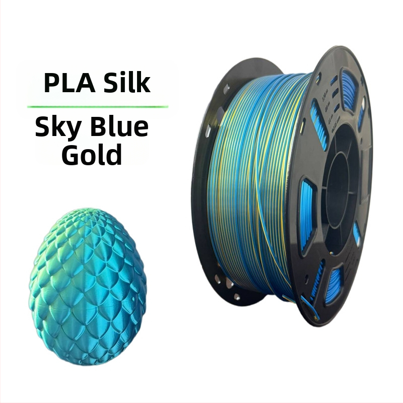 Νήμα Silk PLA για 3D Εκτυπωτή, Υλικό FDM, 1 κιλό, Ακρίβεια ±0,02 mm