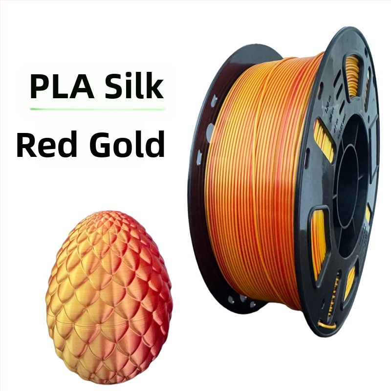 Νήμα Silk PLA για 3D Εκτυπωτή, Υλικό FDM, 1 κιλό, Ακρίβεια ±0,02 mm