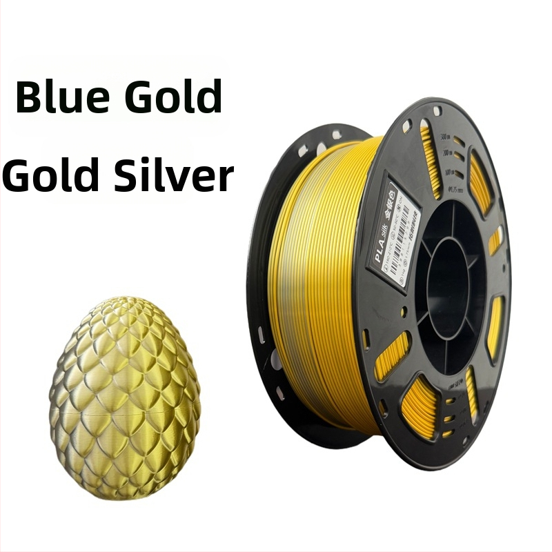 Νήμα Silk PLA για 3D Εκτυπωτή, Υλικό FDM, 1 κιλό, Ακρίβεια ±0,02 mm