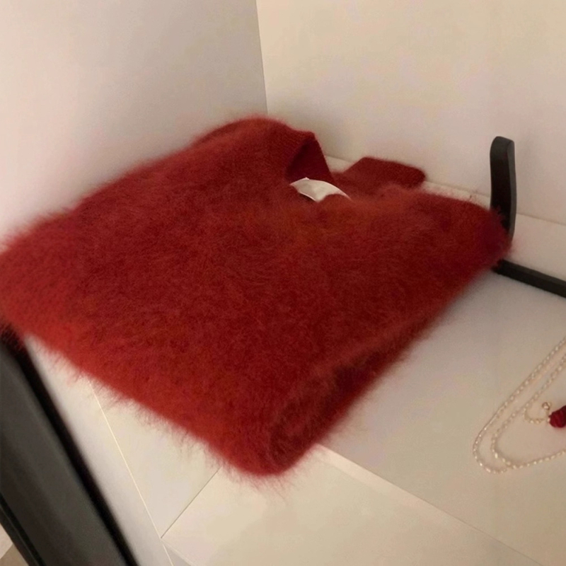 Ženski pleteni džemper s kapuljačom, smjesa poliester-viskoza, jednobojan, slim fit, dugi rukavi