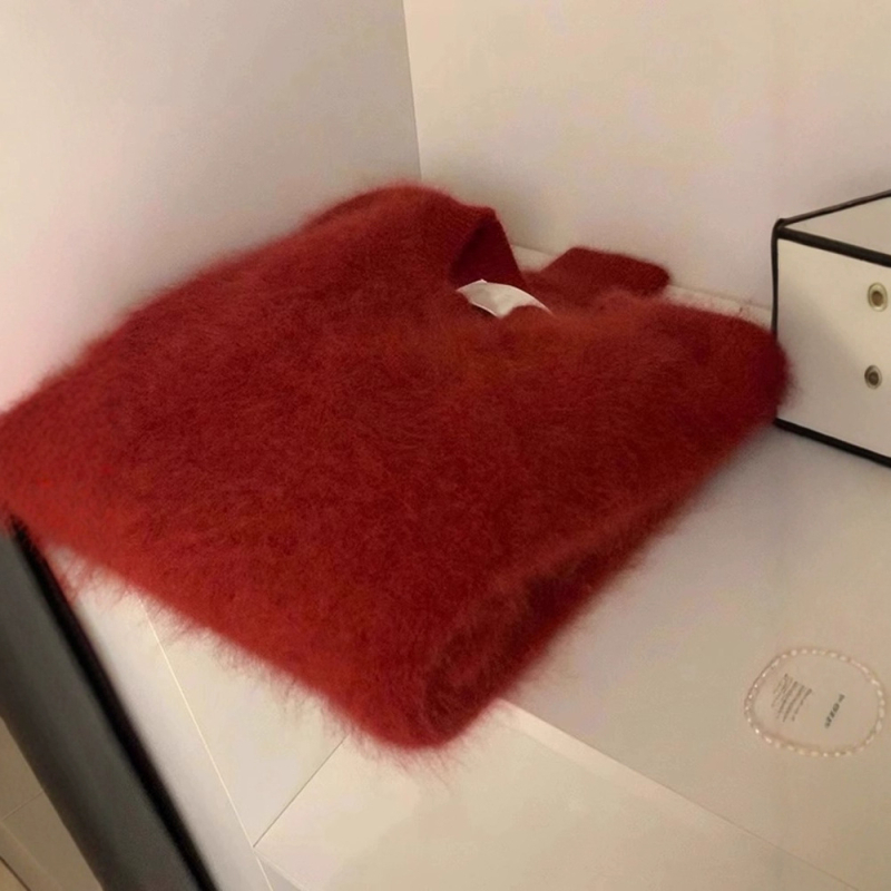 Ženski pleteni džemper s kapuljačom, smjesa poliester-viskoza, jednobojan, slim fit, dugi rukavi