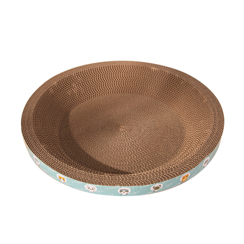 Da da bear Macska kaparódeszka fészekkel, kopás- és karmolásálló, hullámkartonból, egész évben használható