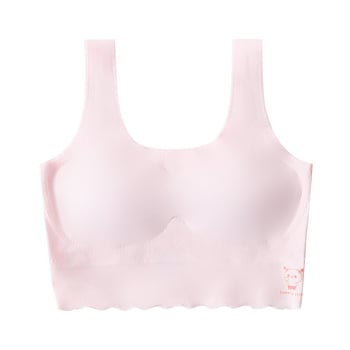 Sutien za djevojčice u razvoju s ultra-tankim oblikovanim košaricama i punom od pjene/lateksa; glavni materijal: spandex 68%, podstava od najlona 32%; naramenice od pamuka, fiksne dvostruke; prozračan i udoban