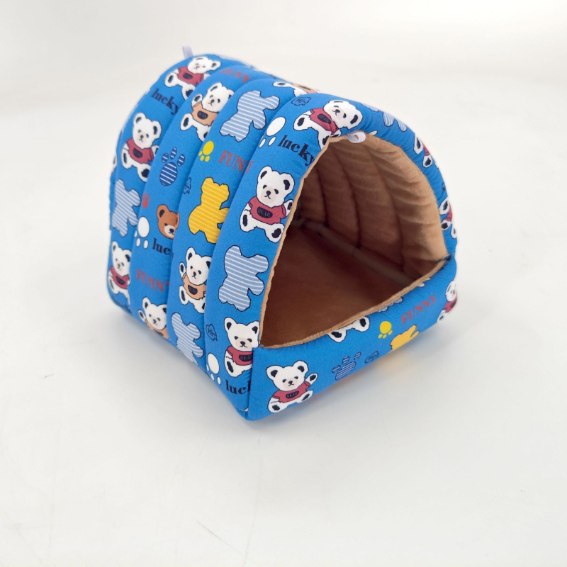 Hamsterovo pamukovo gnijezdo za zimu — toplo viseće gnijezdo za mala kućna ljubimca, debela konstrukcija