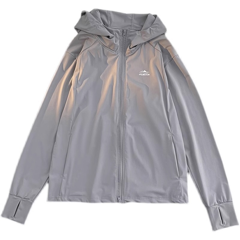 Kapuljačasta jakna slobodnog kroja, unisex, 100% poliester, prednji zip