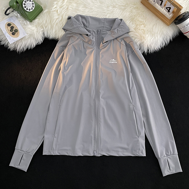 Kapuljačasta jakna slobodnog kroja, unisex, 100% poliester, prednji zip