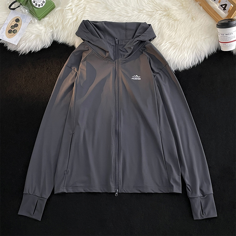 Kapuljačasta jakna slobodnog kroja, unisex, 100% poliester, prednji zip