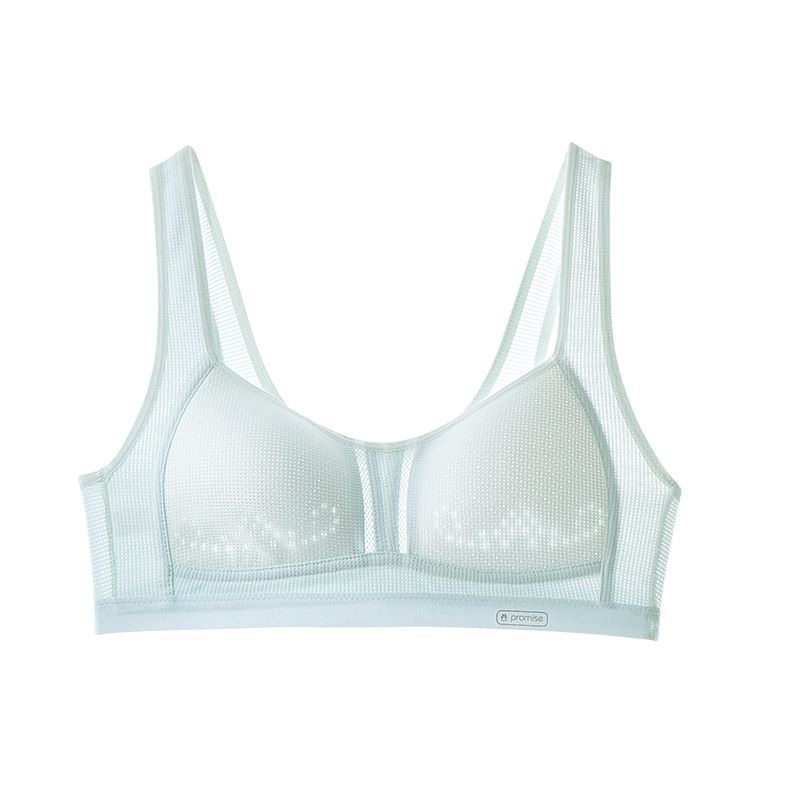 Športski grudnjak-vest za tinejdžerice (12–15) – najlon, podstava od pamuka 90–95%, puni košarica s ultratankim oblikovnim košarom, čvrsti dvostruki kaiševi, prozračan