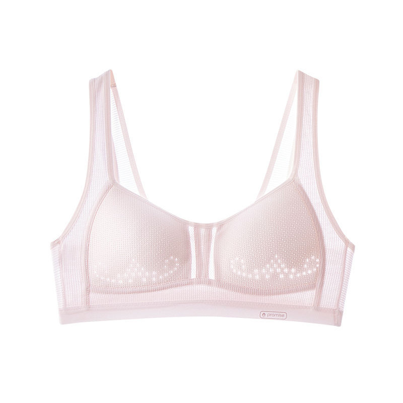 Športski grudnjak-vest za tinejdžerice (12–15) – najlon, podstava od pamuka 90–95%, puni košarica s ultratankim oblikovnim košarom, čvrsti dvostruki kaiševi, prozračan