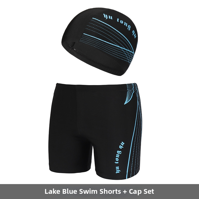 Ανδρικά μακριά μαγιό με ρίγες, πολυεστέρας, επένδυση πολυεστέρα, στυλ briefs, περιεκτικότητα πολυεστέρα 80–90%