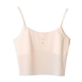 Dievčenský camisole top, priedušný, jemne ošetrený, 88% nylon, pre vek 7–12 rokov, celoročné nosenie