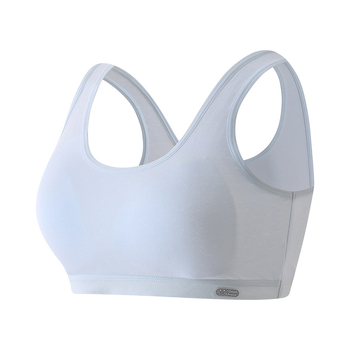 Sutien za djevojčice, faza 2, tank top stil, viskozna tkanina, trokutasti košar, fiksirani dvostruki remeni