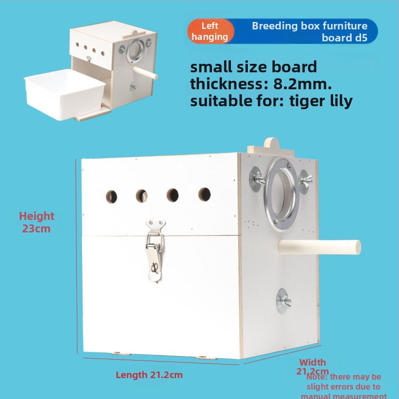 Cutie verticală pentru reproducerea papagalilor cu cuib, din plastic, brand Shengbangrong, model AL, aprovizionare directă transfrontalieră