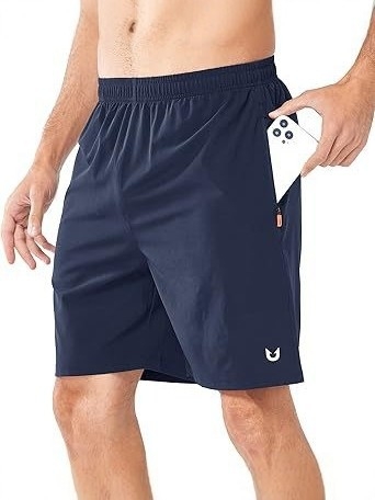 Muške sportske kratke hlače – brzo suše, prozračne, slobodan kroj, 90% najlon