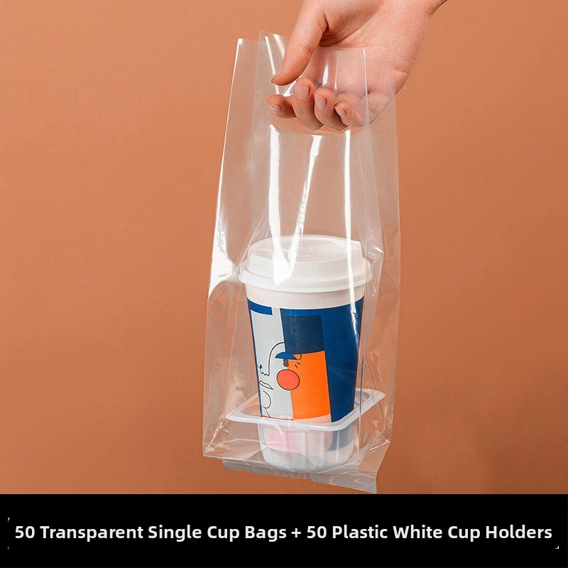 Geantă pentru pahare de băuturi, cu dublu strat, potrivită pentru 1–4 pahare, cu opțiuni de tavă: hârtie sau albă