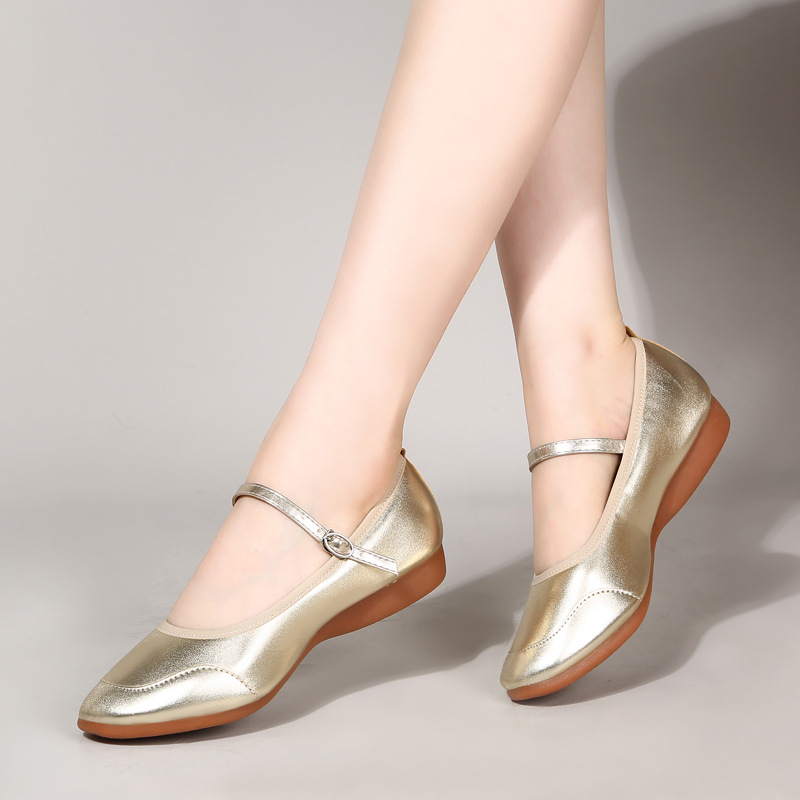 Női négyzetes tánccipő - alacsony sarkú, puha talpú, felsőrész szintetikus bőr, talp marha-ínból készített, balett, modern és latin táncra, felnőtt nőknek