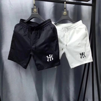 Muške ljetne Ice Silk kratke hlače, ravnog kroja, sportski stil, mješavina poliestera, ljeto 2025