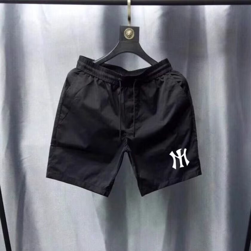 Muške ljetne Ice Silk kratke hlače, ravnog kroja, sportski stil, mješavina poliestera, ljeto 2025