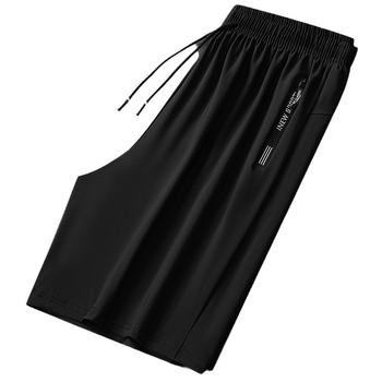 Muške ljetne šortse, ice silk materijal, 77% najlon, 23% spandeks, ravni kroj, visoka elastičnost, sportski stil
