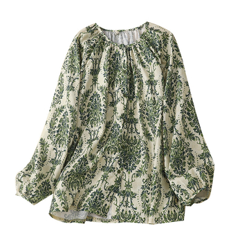 Lámpás ujjú ing, polo gallér (pamut hálós anyag)