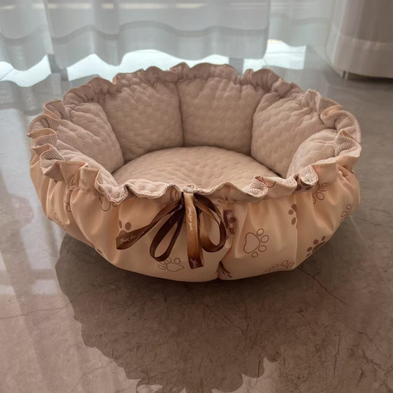 Macskaágy (szövet; minden évszakra; melegség; macskáknak)