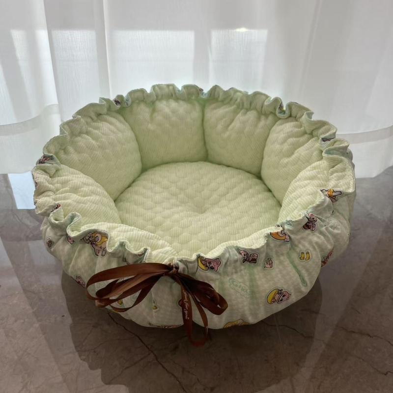 Macskaágy (szövet; minden évszakra; melegség; macskáknak)