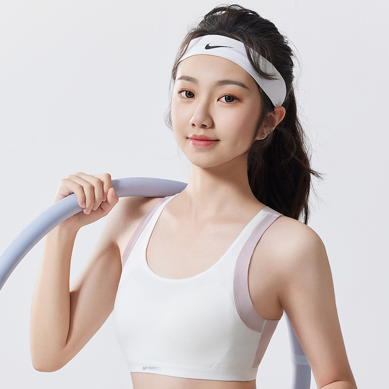 Pamut sportmelltartó tinédzsereknek, 3/4 kosár, közepesen formázott kosár, pántrész nélküli, rögzített dupla pántok