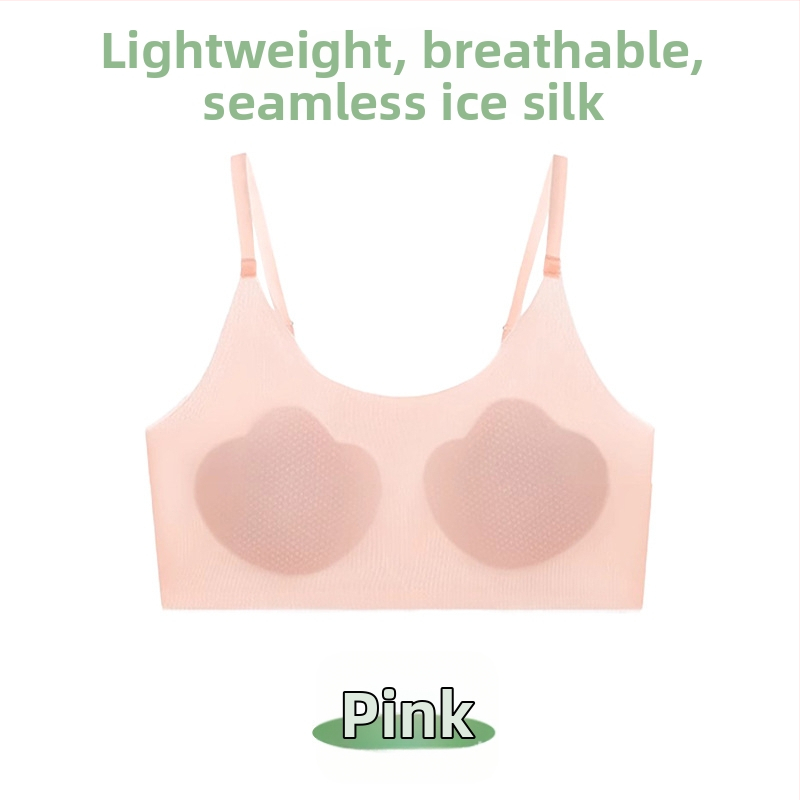 Sutien nailon în stil tank-top pentru perioada de dezvoltare – cupă completă, cupe subțiri modelate, respirabil