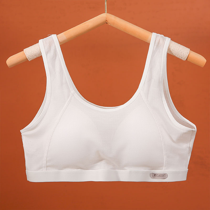 Nylon melltartó teljes kosárral tinédzser lányoknak 15+ éveseknek, bélés nylon/nylon 80–90%, puha acélgyűrű, izzadságot felszívó