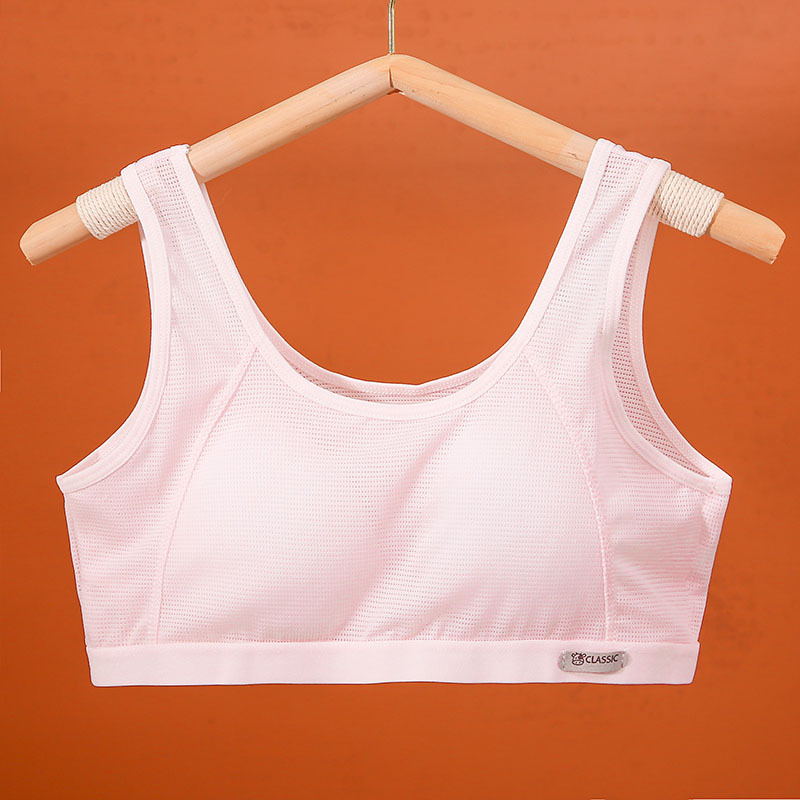 Nylon melltartó teljes kosárral tinédzser lányoknak 15+ éveseknek, bélés nylon/nylon 80–90%, puha acélgyűrű, izzadságot felszívó