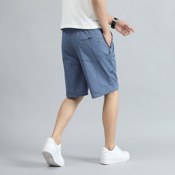 Șorturi de vară pentru bărbați, cu fermoare la buzunare, 100% bumbac, model camuflaj, croială lejeră