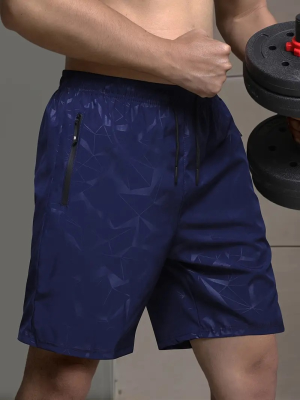 Muške sportske šorceve slobodnog kroja, brzo sušeće, 100% poliester, otisak