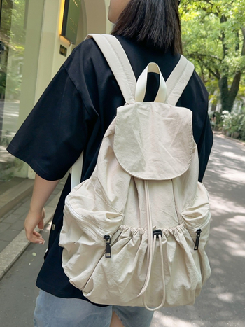 Lehkobitan ruksak od najlona, unisex stil, za slobodno vrijeme putovanja, NORTH NANSEN, jesen 2024