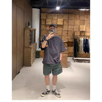 Șorturi sport pentru bărbați din poliester, 100% poliester, croială dreaptă, ușor elastic, vară, model TY-CK45