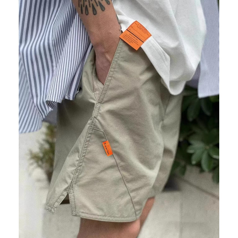 Șorturi sport pentru bărbați din poliester, 100% poliester, croială dreaptă, ușor elastic, vară, model TY-CK45